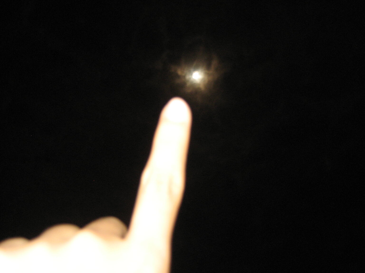 Το φεγγάρι και το δάχτυλο!