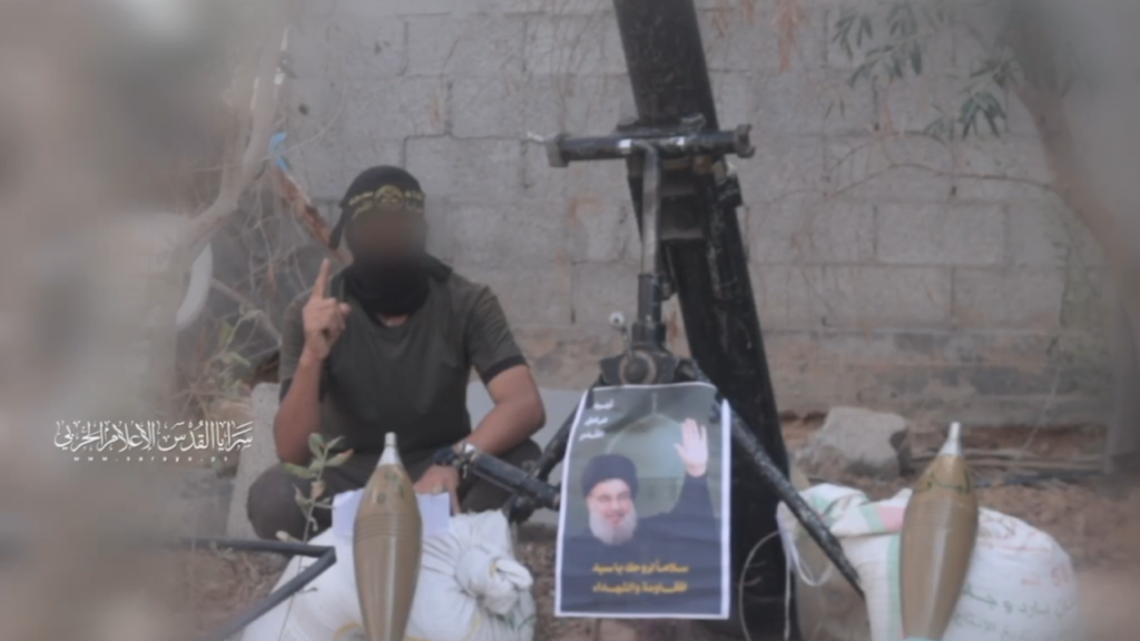 Γάζα: Πύραυλοι και βλήματα όλμου προς τιμή του Χασάν Νασράλα